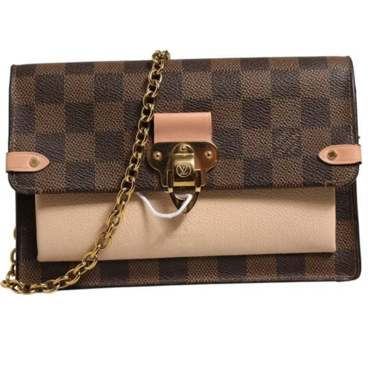 Louis Vuitton Damier Ebene Vavin Chain Wallet