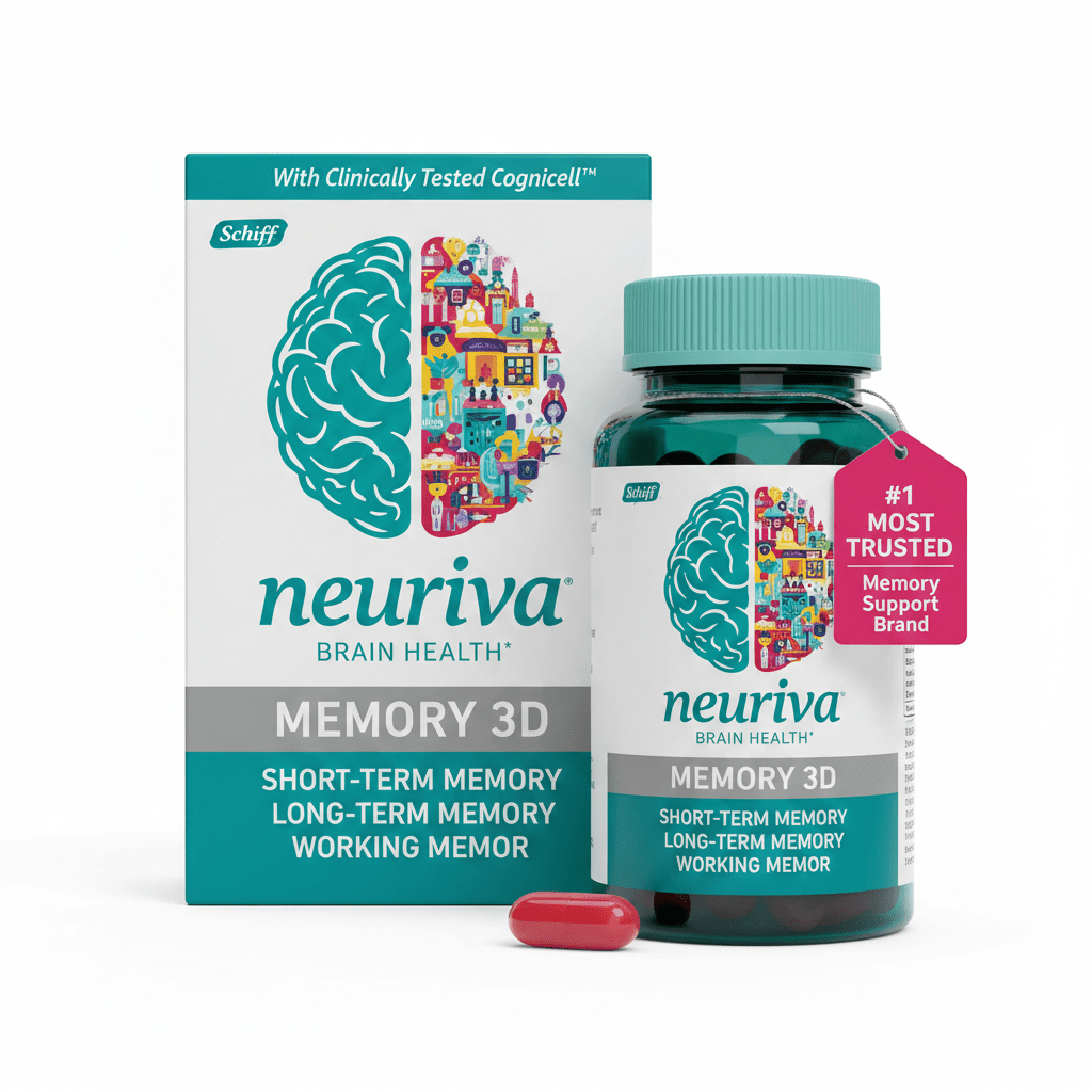 Alpha Brain Memory & Focus Supplement | Clinically Tested Nootropic | 60 Capsules