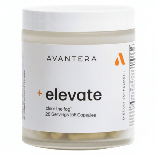 AVANTERA Elevate Brain Supplement | Clear Brain Fog | Memory Focus | 60 Capsules