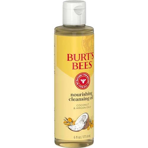 Burt's Bees Nourishing Cleansing Oil | Normal to Dry Skin | Coconut & Argan