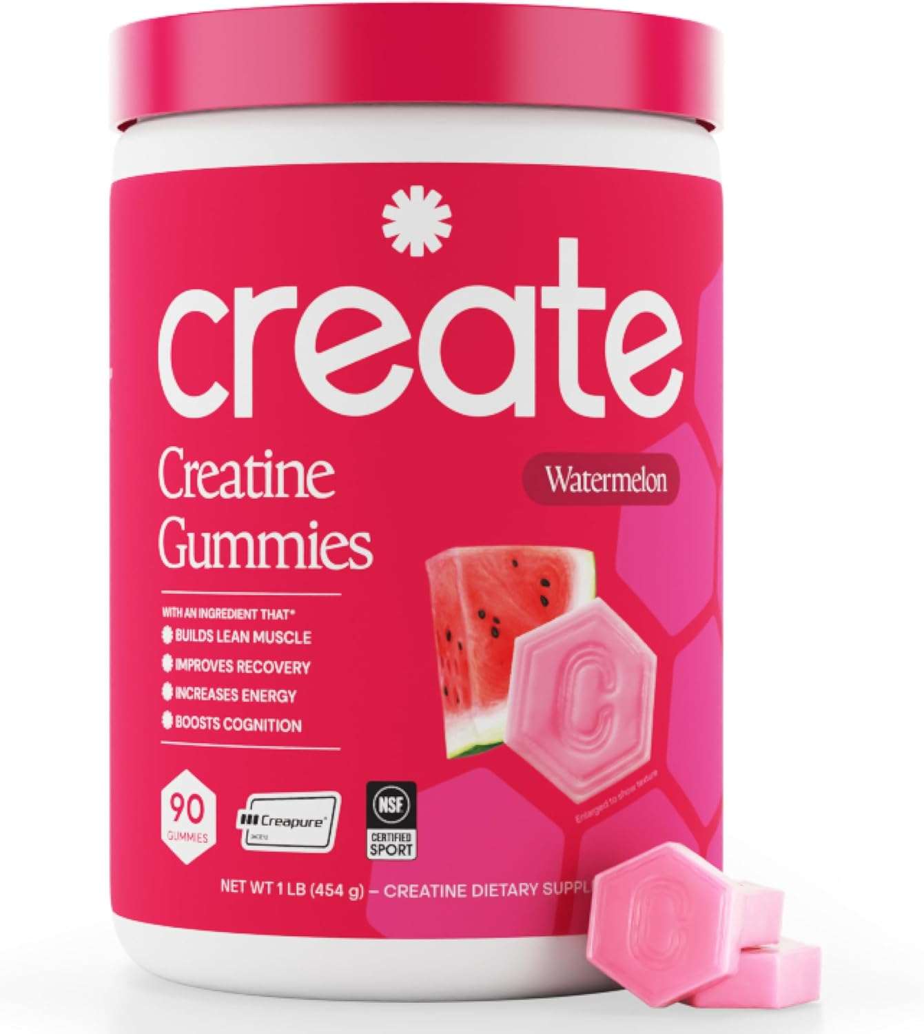 Create Creatine Monohydrate Gummies | Men & Women | 90 Count