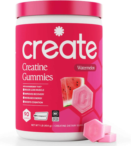 Create Creatine Monohydrate Gummies | Men & Women | 90 Count