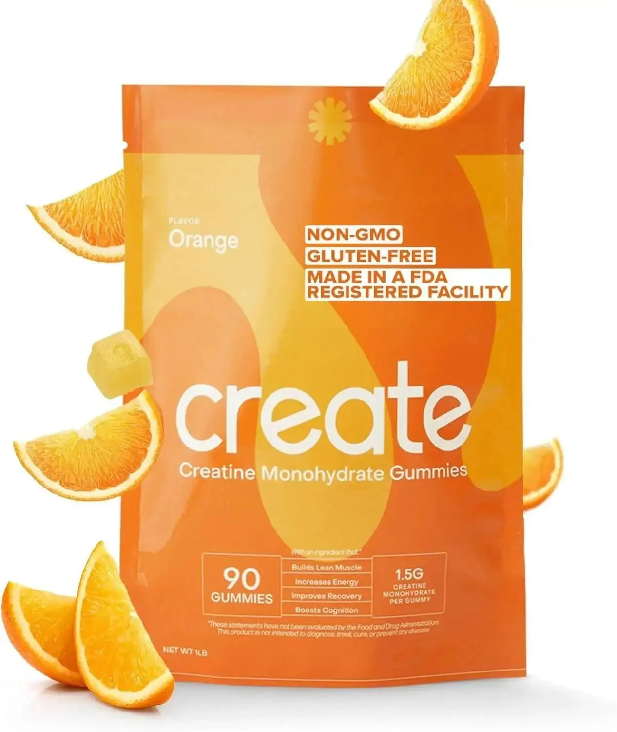 Creatine Monohydrate Gummies | Men & Women | 1.5g Per Gummy | 90 Count