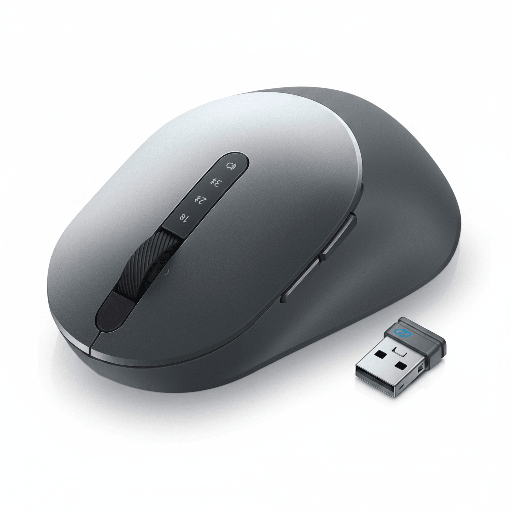 Dell MS5320W Wireless Bluetooth Multi-Device Mouse | 3-Device | Rechargeable