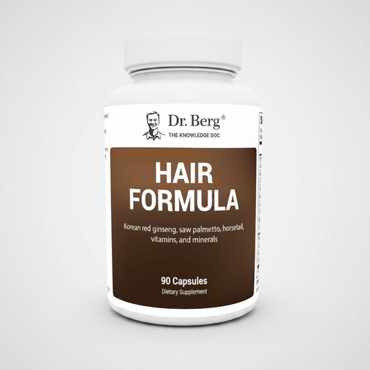 Dr. Berg All-In-One Hair Skin Nails Vitamins | Biotin Collagen Silica | 90 Capsules