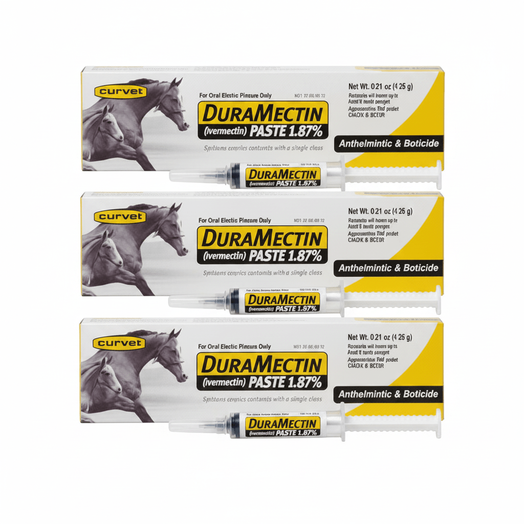Duramectin Ivermectin Paste 1.87% for Horses | 3-Pack