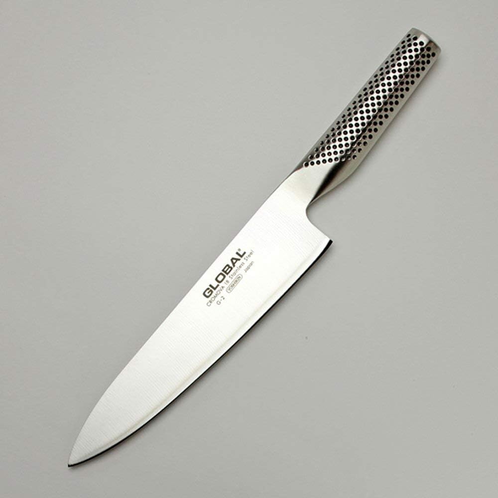 Global 8" Chef's Knife | Japanese Stainless Steel | Silver