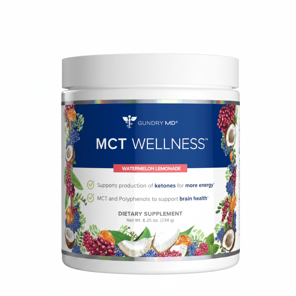Gundry MD MCT Wellness Powder | Watermelon Lemonade | 30 Servings