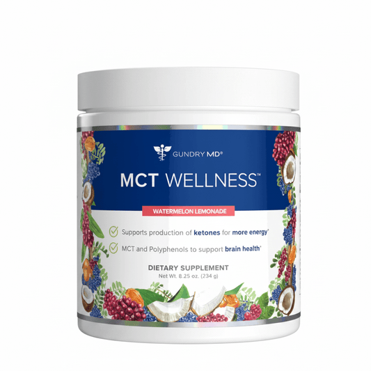 Gundry MD MCT Wellness Powder | Watermelon Lemonade | 30 Servings