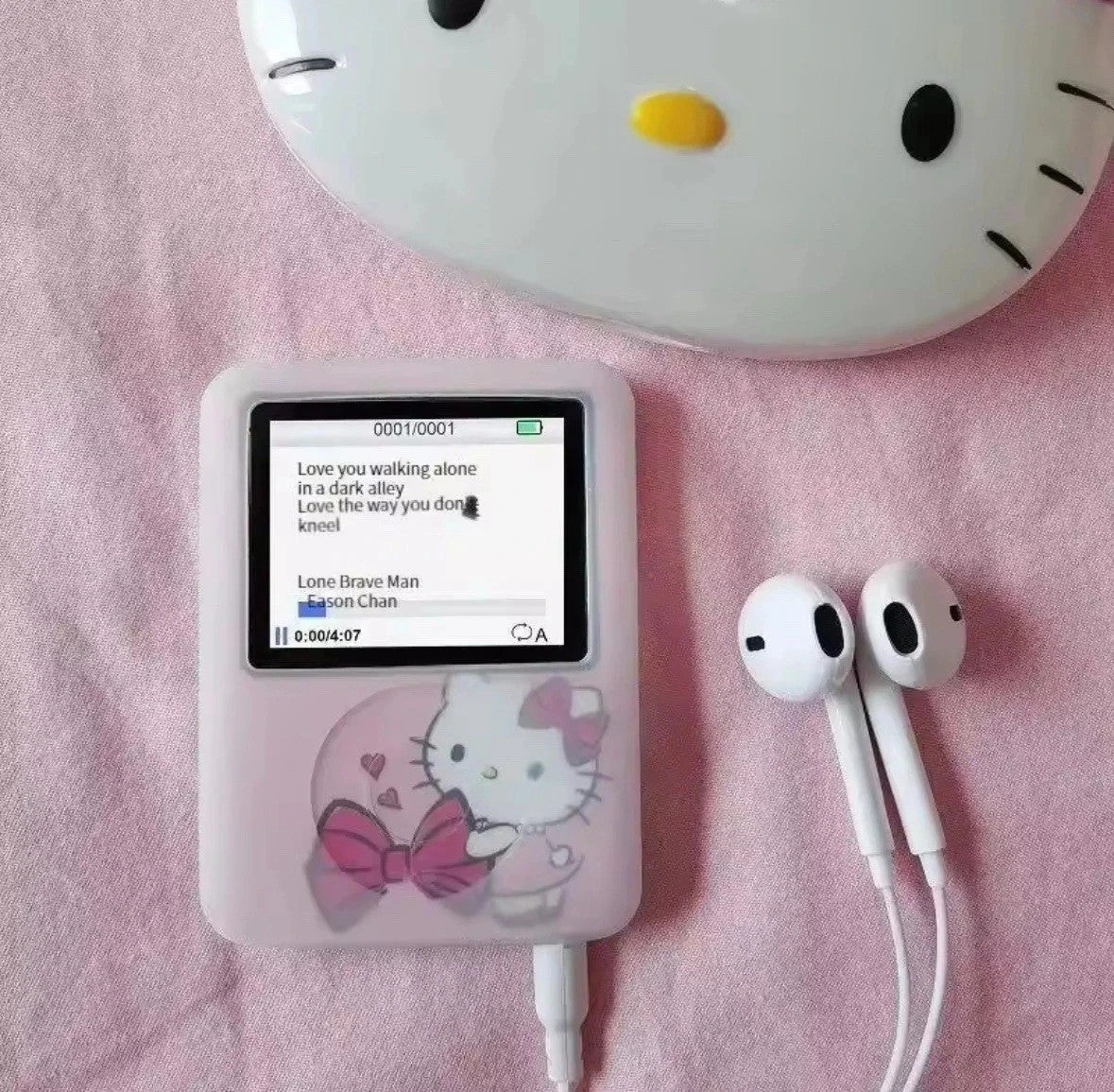 Hello Kitty MP3 Player | Kawaii Mini Music Walkman for Kids