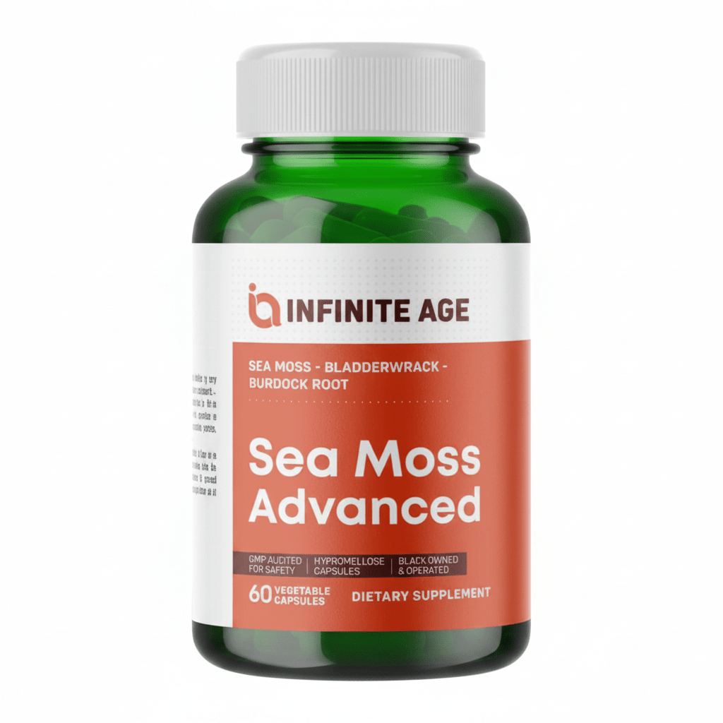 INFINITE AGE Sea Moss Advanced Superfood | 60 Capsules