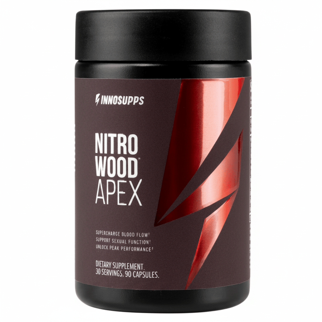 InnoSupps Nitro Wood Enhanced Circulation & Nitric Oxide Support | 60 Capsules