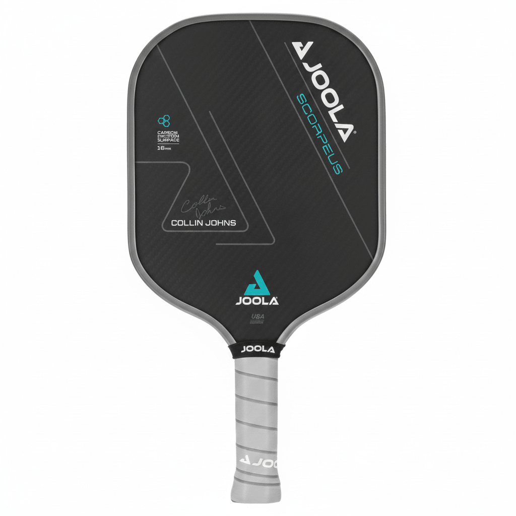 JOOLA Scorpeus Pickleball Paddle | 16mm | Raw Carbon Fiber | USAP