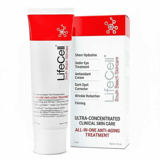 LifeCell All-in-One Anti-Aging Cream | 2.54 oz | Retinol & Vitamin C