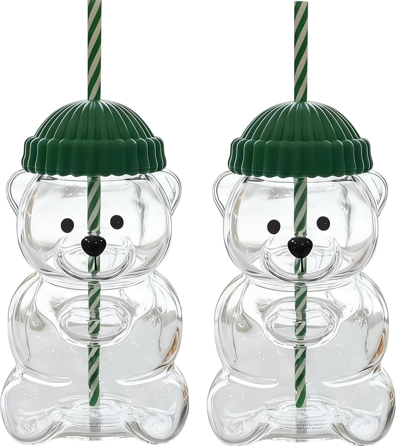 Limited Edition Starbucks Bearista Glass Cold Cup | Collectible