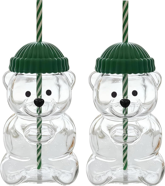 Limited Edition Starbucks Bearista Glass Cold Cup | Collectible