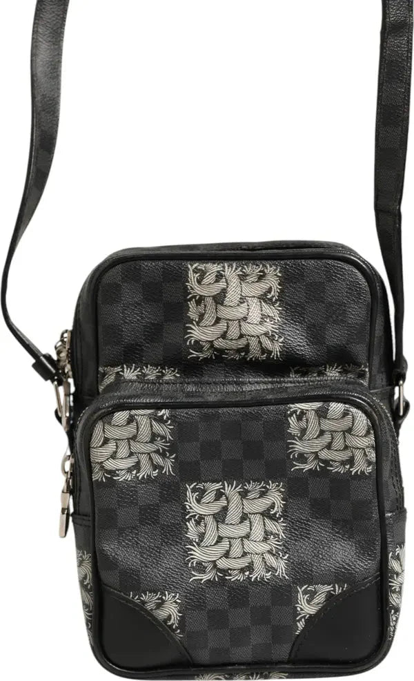 Pre-loved Christopher Nemeth x Louis Vuitton Damier Graphite Amazone, Black