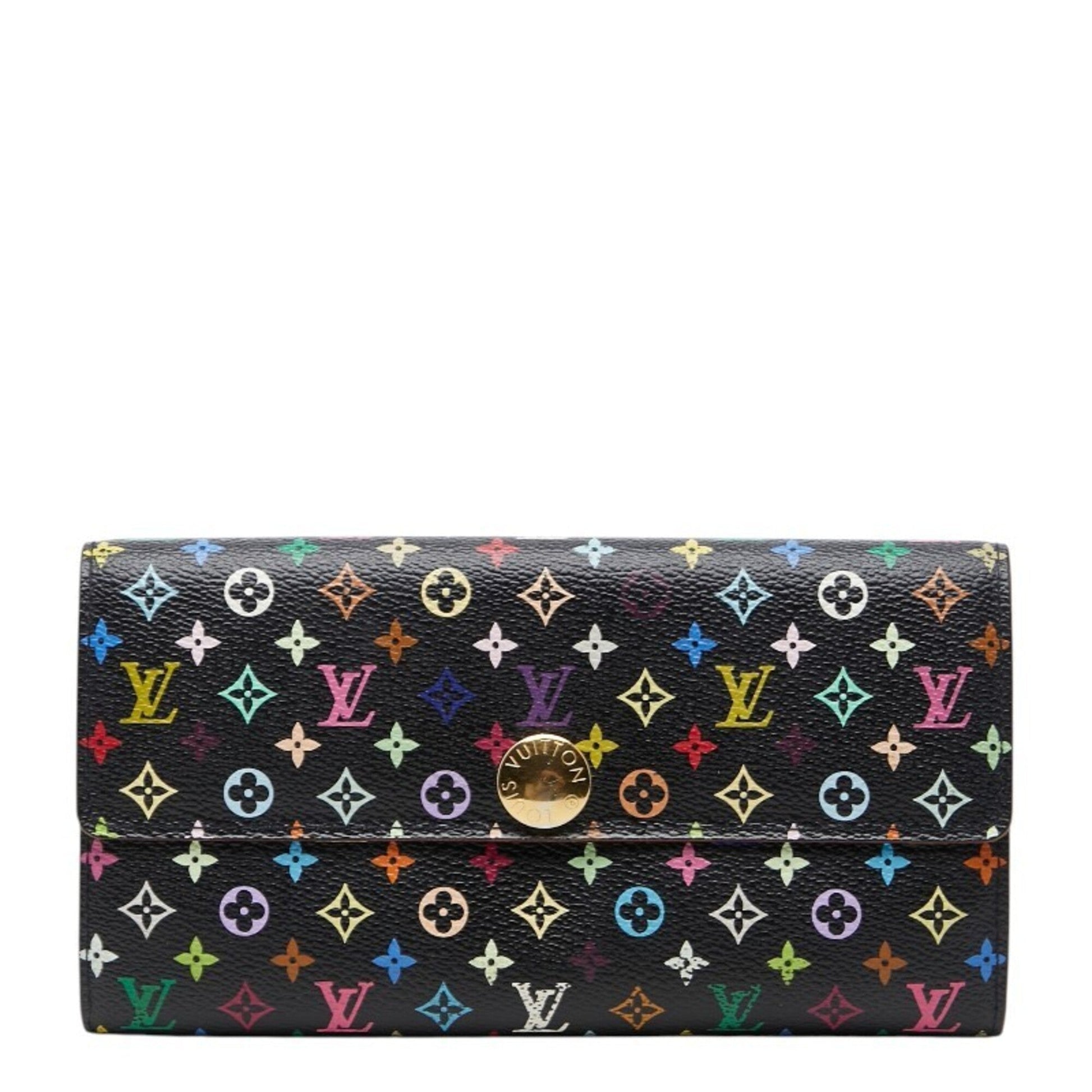 Louis Vuitton Monogram Portefeuille Sarah Long Wallet | Noir Multicolor