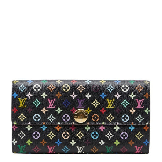 Louis Vuitton Monogram Portefeuille Sarah Long Wallet | Noir Multicolor