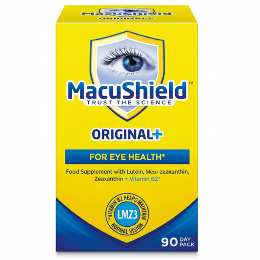 Macushield Original+ Eye Supplement | Lutein Zeaxanthin Meso-Zeaxanthin | 90 Capsules