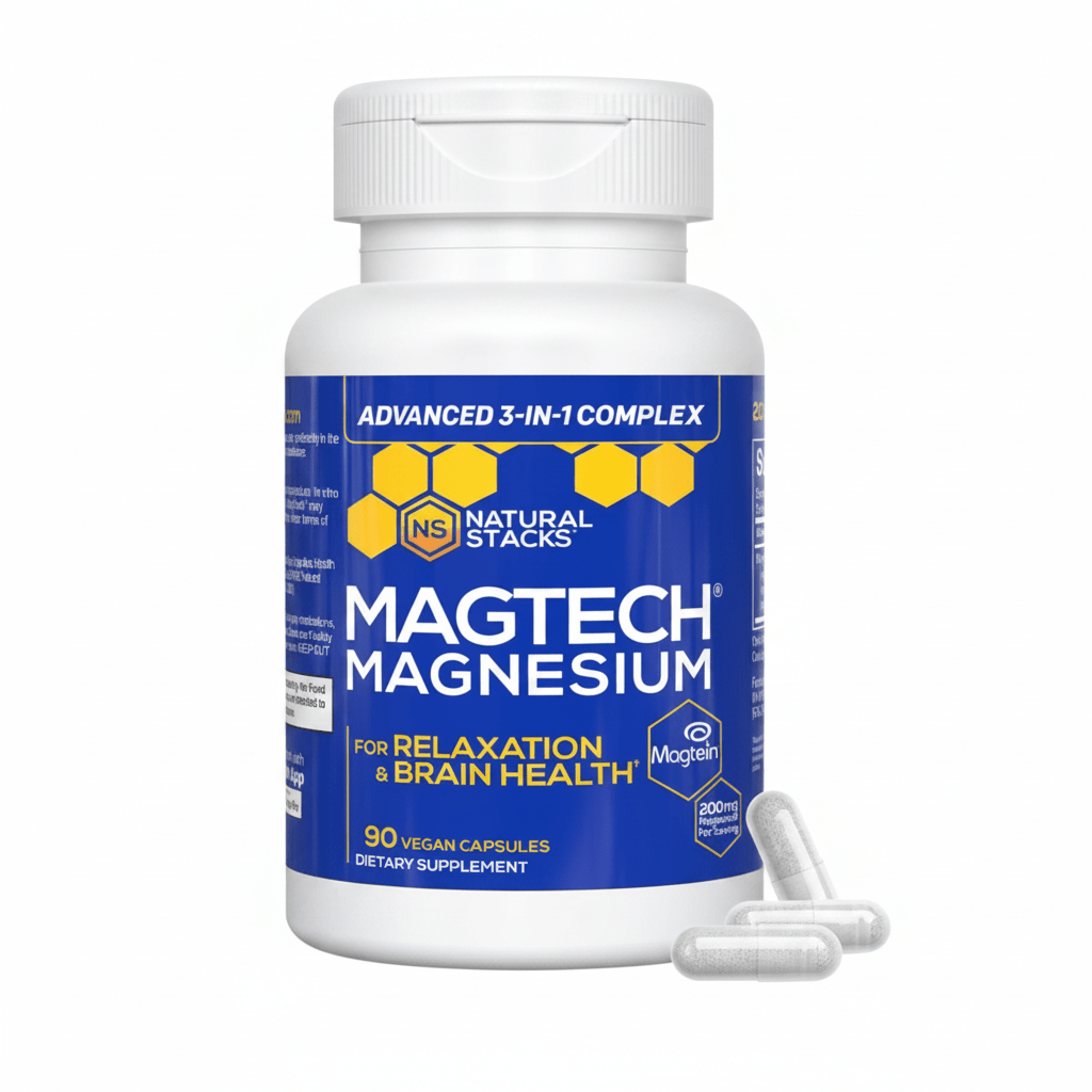 MagTech Magnesium Complex | 3 Forms of Magnesium | 90 Vegetarian Capsules