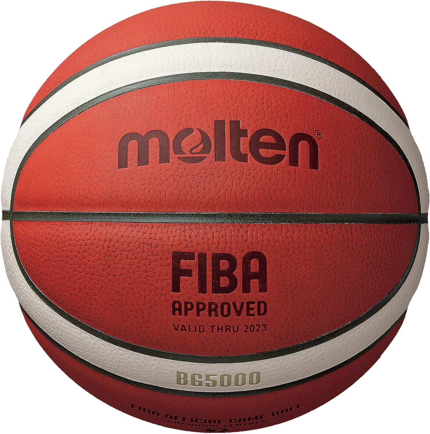 Molten BG5000 FIBA Approved Leather Basketball | Size 7 | Official Game Ball