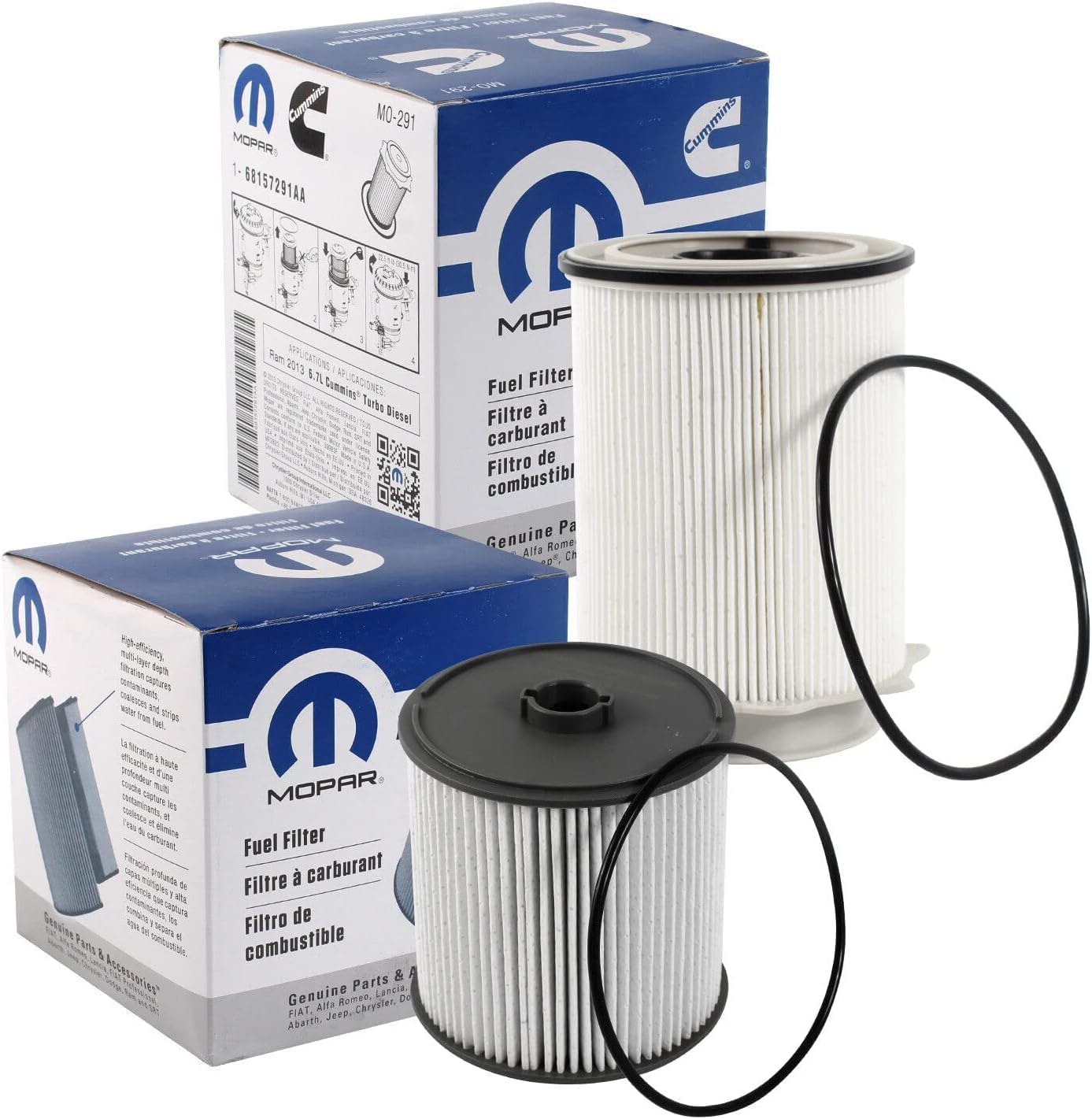 Mopar Fuel Filters 68157291AA and 68436631AA | Ram 6.7L Cummins