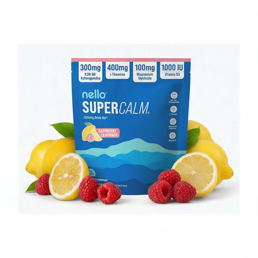 Nello SuperCalm Raspberry Lemonade Drink Mix | 20 Ct