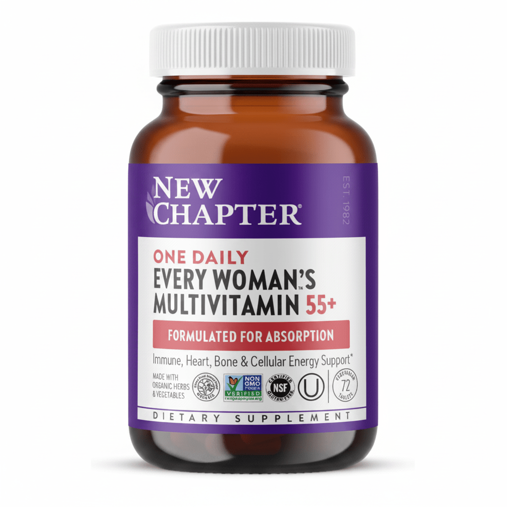 New Chapter Every Woman's One Daily 55+ Multivitamin | 48 Count