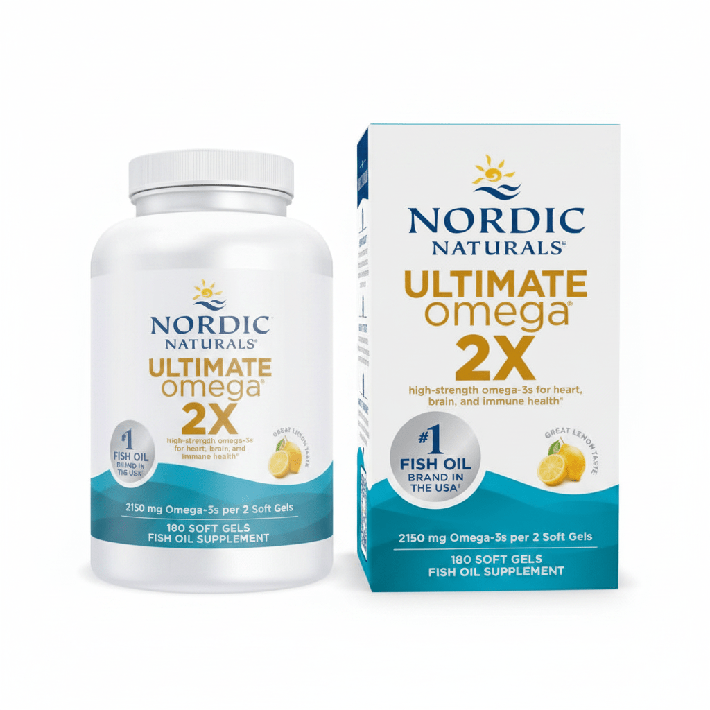 Nordic Naturals Ultimate Omega 2X | 2150mg EPA DHA | 180 Soft Gels