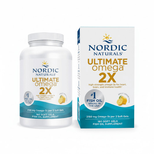 Nordic Naturals Ultimate Omega 2X | 2150mg EPA DHA | 180 Soft Gels