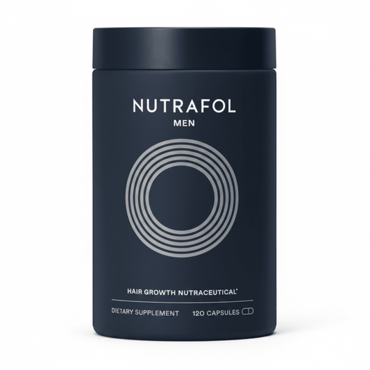 Nutrafol Men's Hair Growth Supplement | Clinically Tested | 120 Capsules