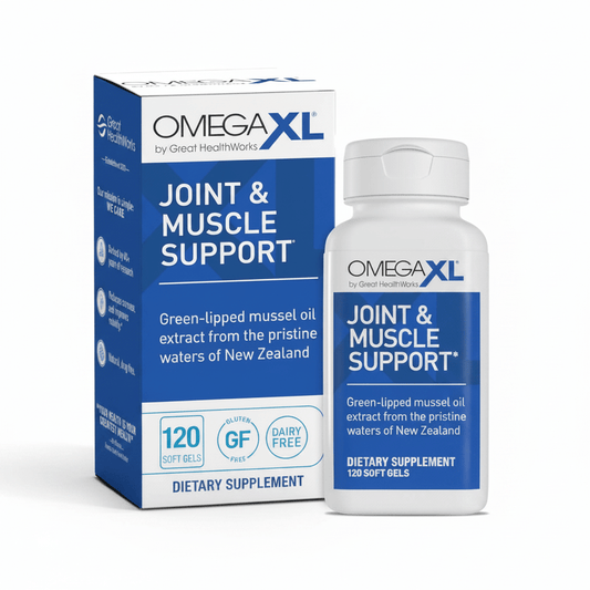 OmegaXL Joint Support Supplement | Marine Lipid Extract | 120 Count