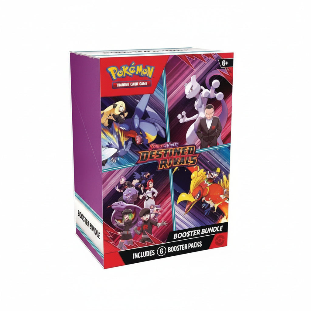 Pokémon TCG Scarlet & Violet Destined Rivals Booster Bundle (6 Packs) - Hamxi
