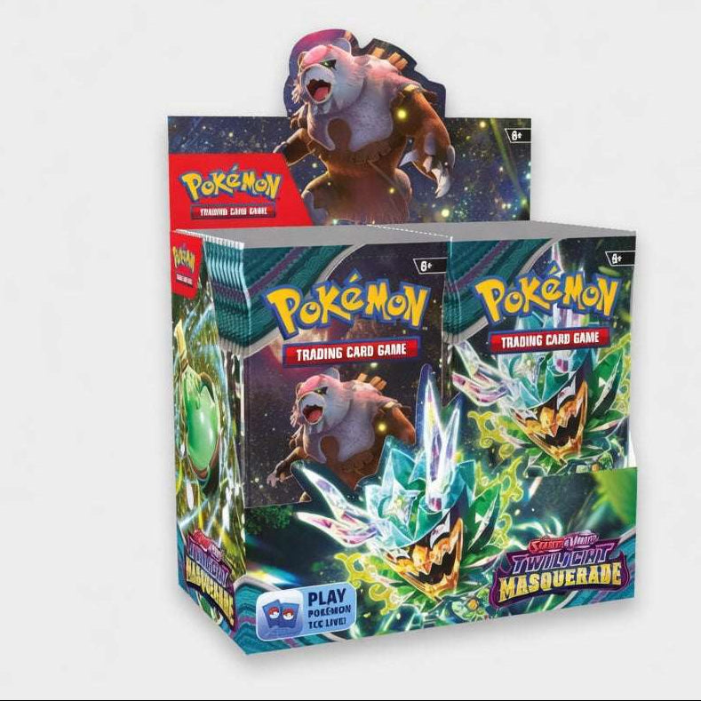 Pokémon TCG Scarlet & Violet Twilight Masquerade Booster Display Box (36 Packs) - Hamxi
