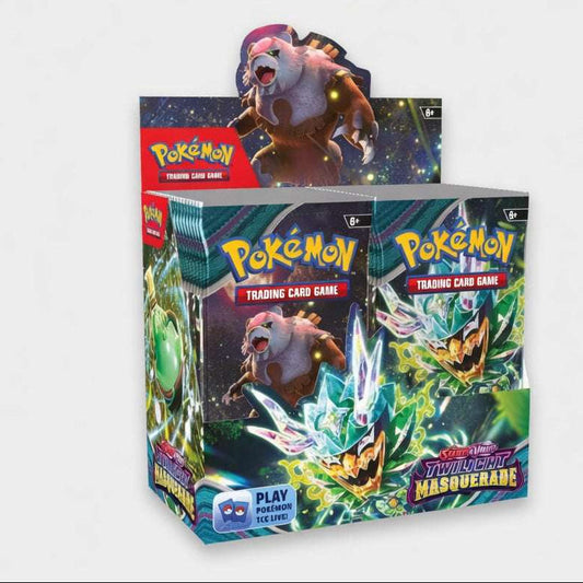 Pokémon TCG Scarlet & Violet Twilight Masquerade Booster Display Box (36 Packs) - Hamxi