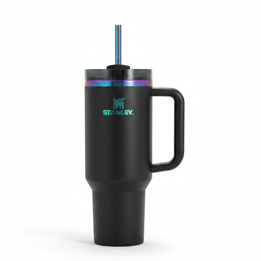 STANLEY Quencher H2.0 Tumbler | 40oz | Black Chroma | Handle & Straw