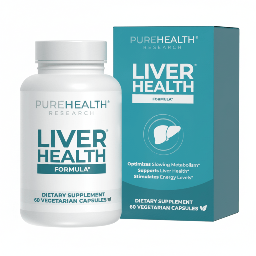 PureHealth Research Liver Health Detox & Cleanse Supplement | 60 Capsules