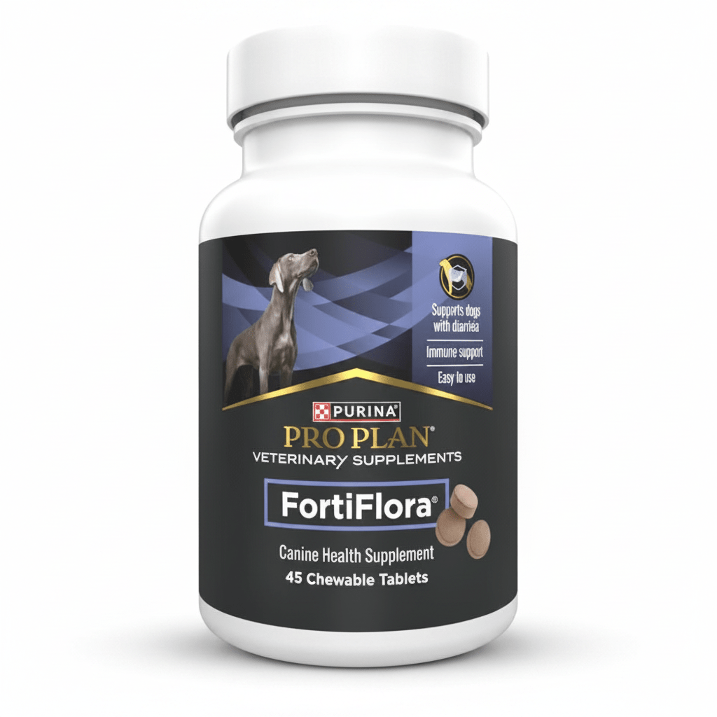 Purina Pro Plan FortiFlora Probiotic Dog Supplement | 45 Chewable Tablets