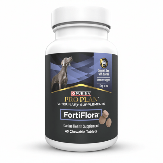 Purina Pro Plan FortiFlora Probiotic Dog Supplement | 45 Chewable Tablets