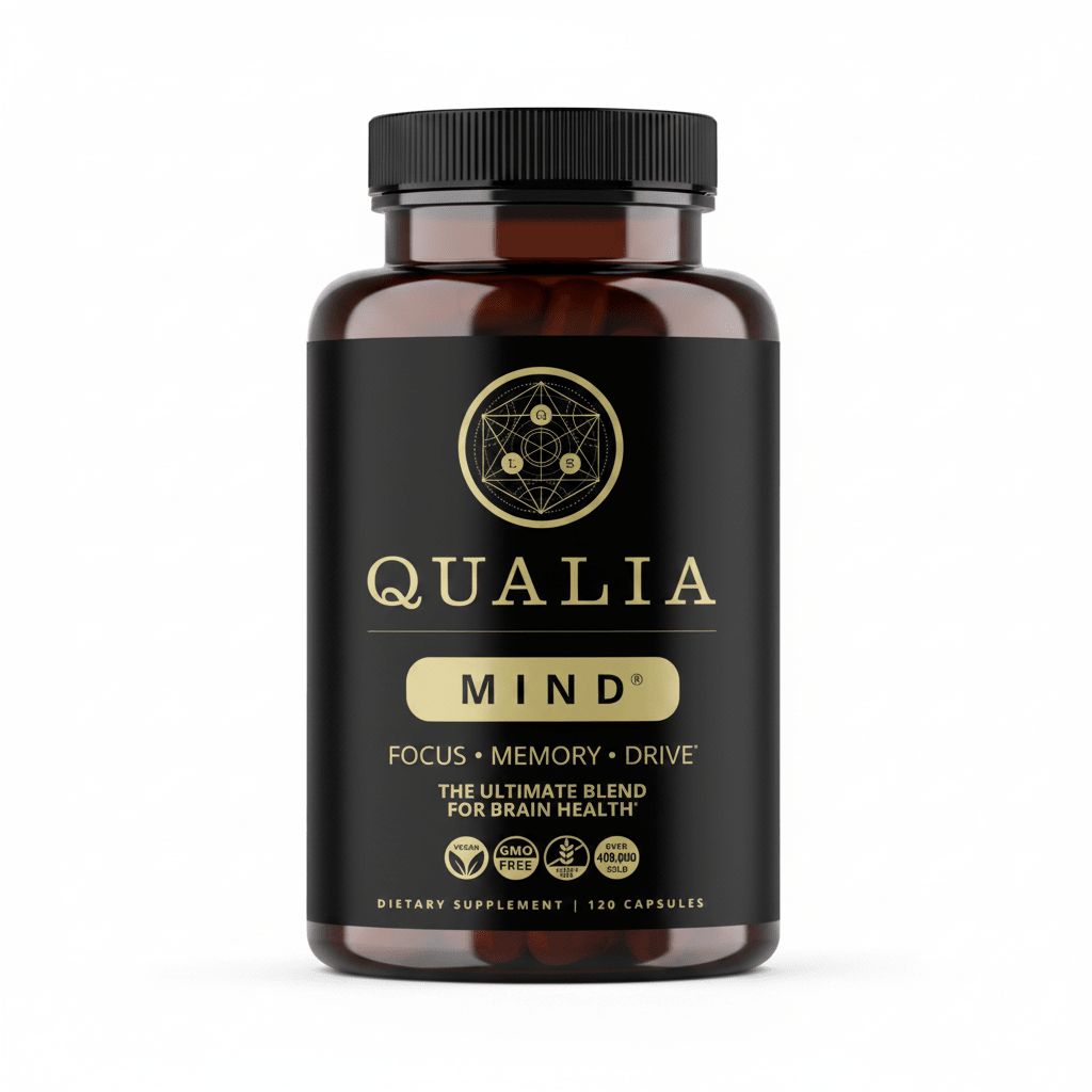 Qualia Mind Brain Supplement | Focus Memory Drive | Nootropic | 120 Capsules