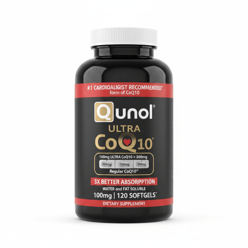 Qunol Ultra CoQ10 100mg | Enhanced Absorption | 120 Softgels