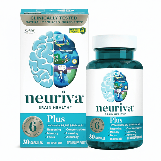 Schiff Neuriva Plus Brain Performance Supplement | Phosphatidylserine | 30 Count