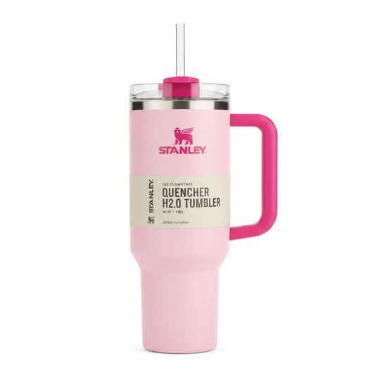 Stanley FlowState Quencher H2.0 | 40oz | Flamingo Pink Barbie