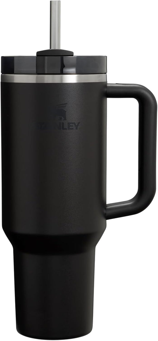 STANLEY Quencher H2.0 Tumbler | 40oz | Black 2.0 | Handle & Straw