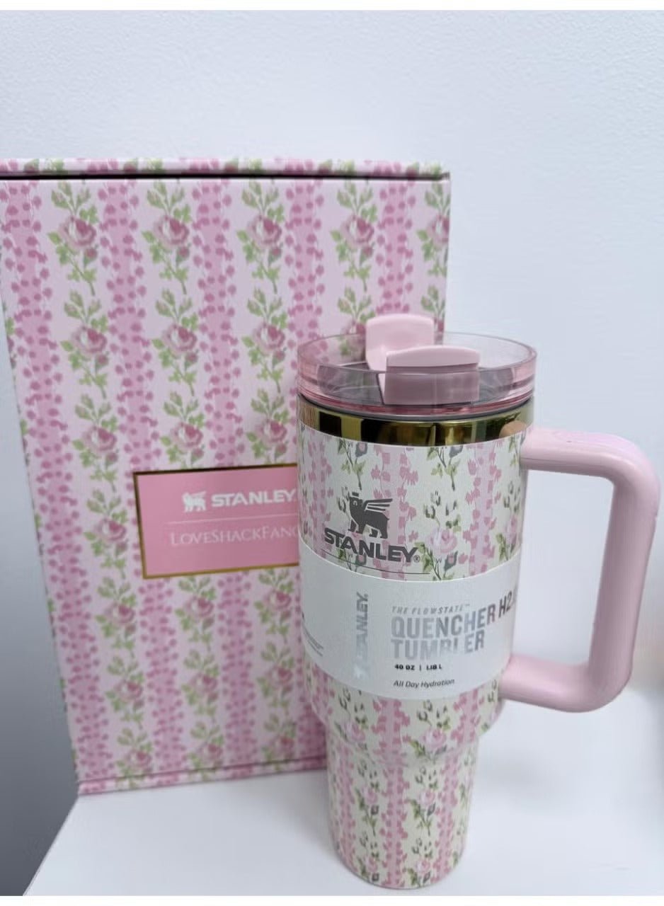 Stanley x LoveShackFancy Quencher | 40oz | Blooming Heirloom | Gift
