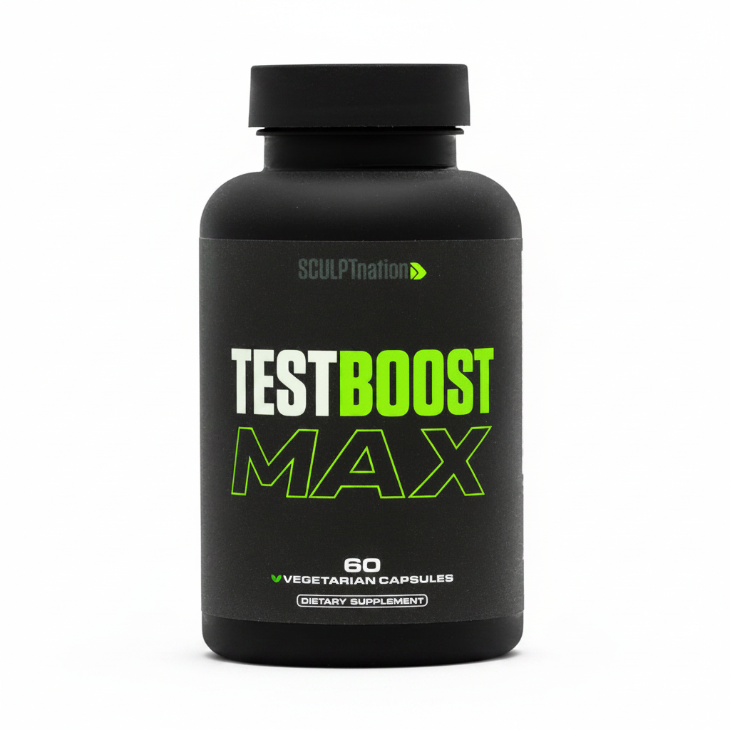 TEST BOOST Max SculptNation 2.0 Testosterone Supplement | 120 Capsules