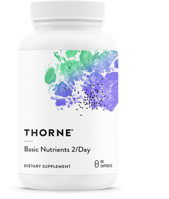THORNE Basic Nutrients 2/Day Daily Multivitamin | 60 Capsules