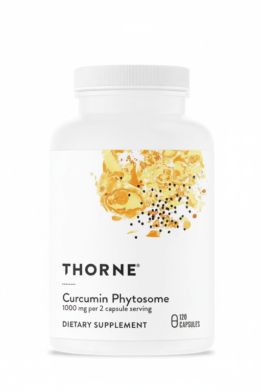 THORNE Curcumin Phytosome 1000mg | High Absorption Meriva | 120 Capsules