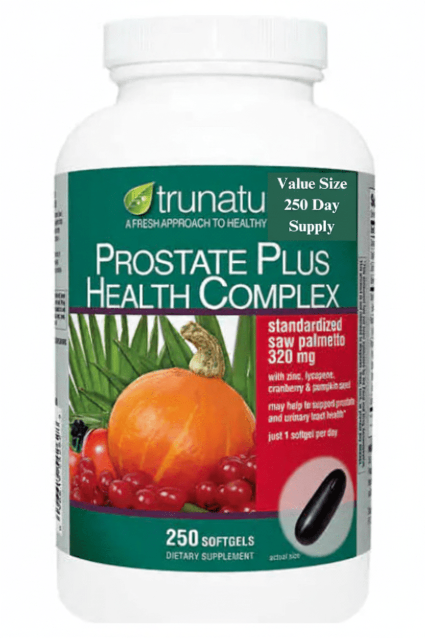 Trunatu Prostate Plus Health Complex – 250 Softgels (250-Day Supply)